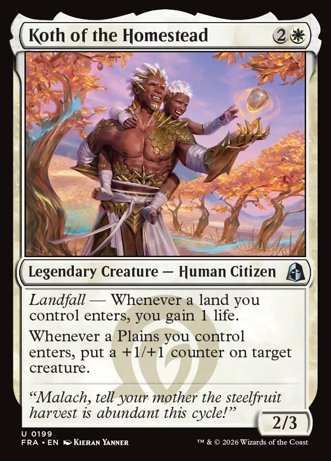 Koth of the Homestead Foil