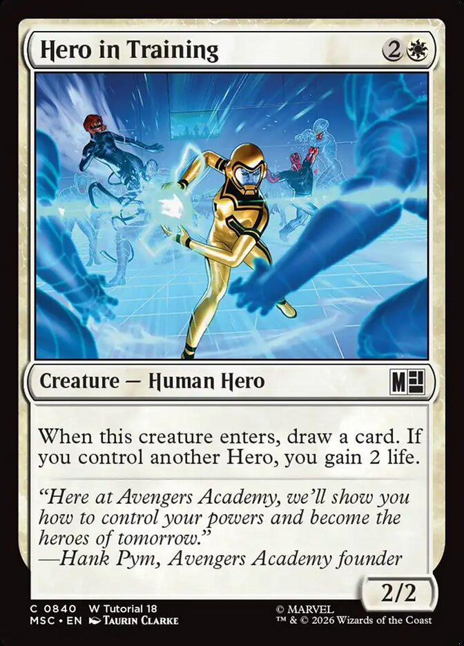 Hero in Training Foil