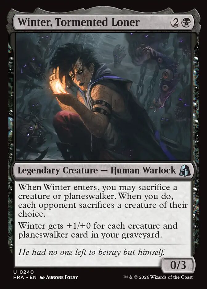 Winter, Tormented Loner