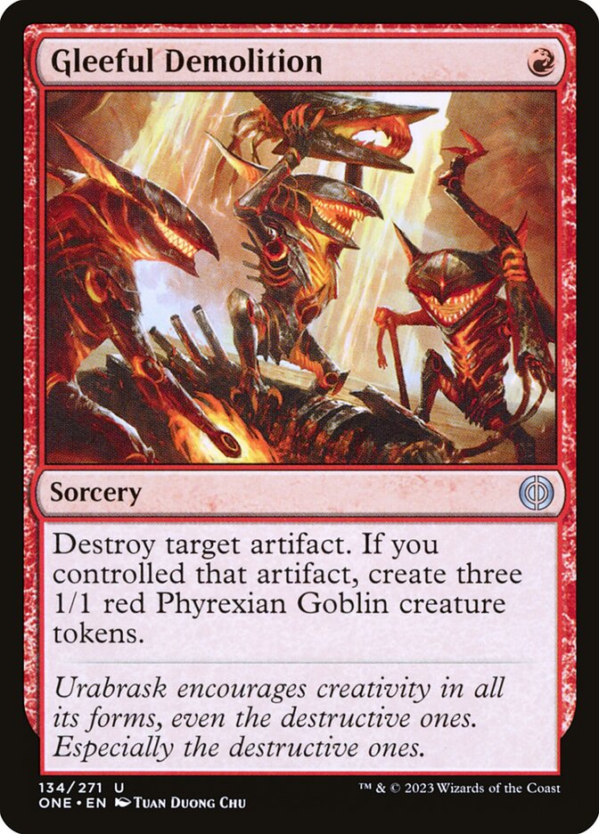 Gleeful Demolition Foil