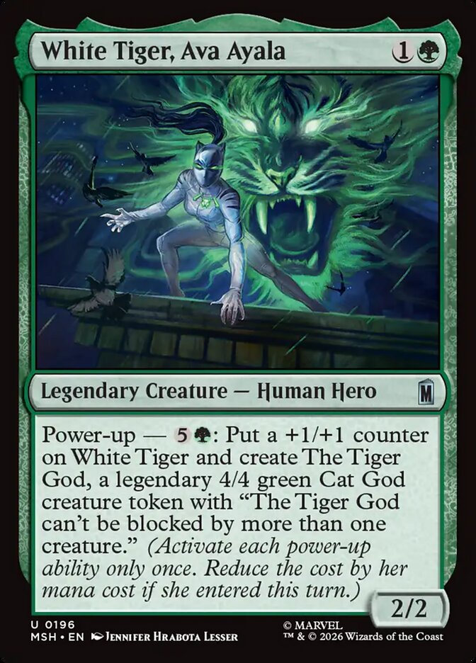 White Tiger, Ava Ayala Foil