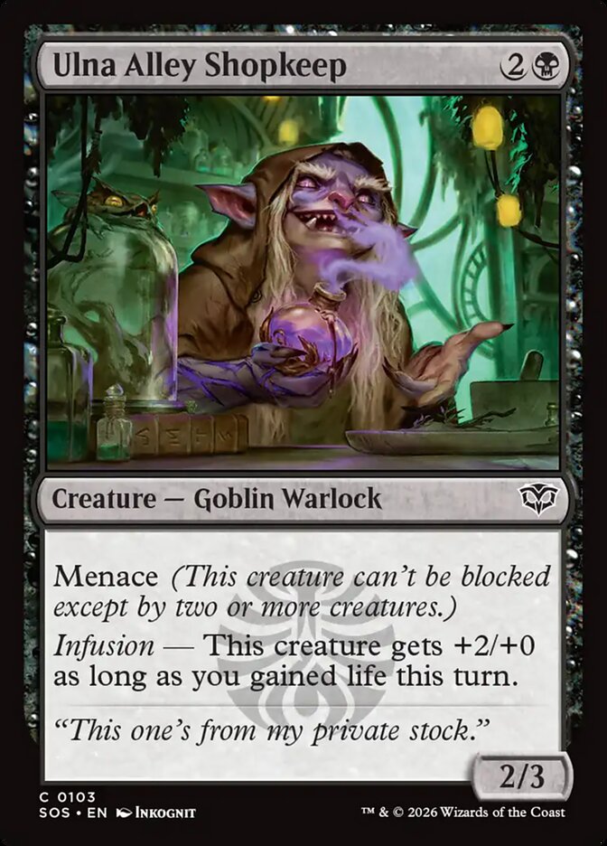 Ulna Alley Shopkeep Foil