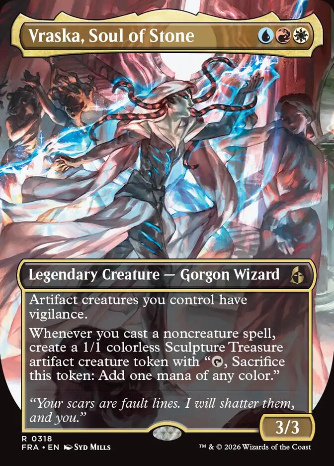Vraska, Soul of Stone Borderless Foil