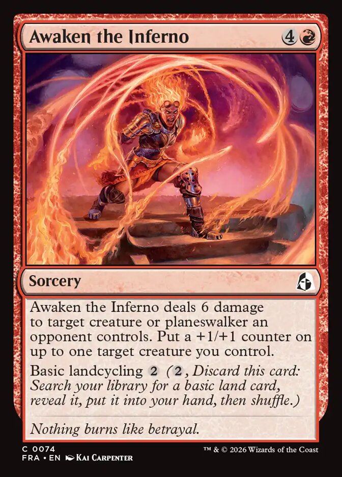 Awaken the Inferno Foil