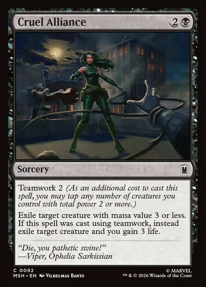 Cruel Alliance Foil