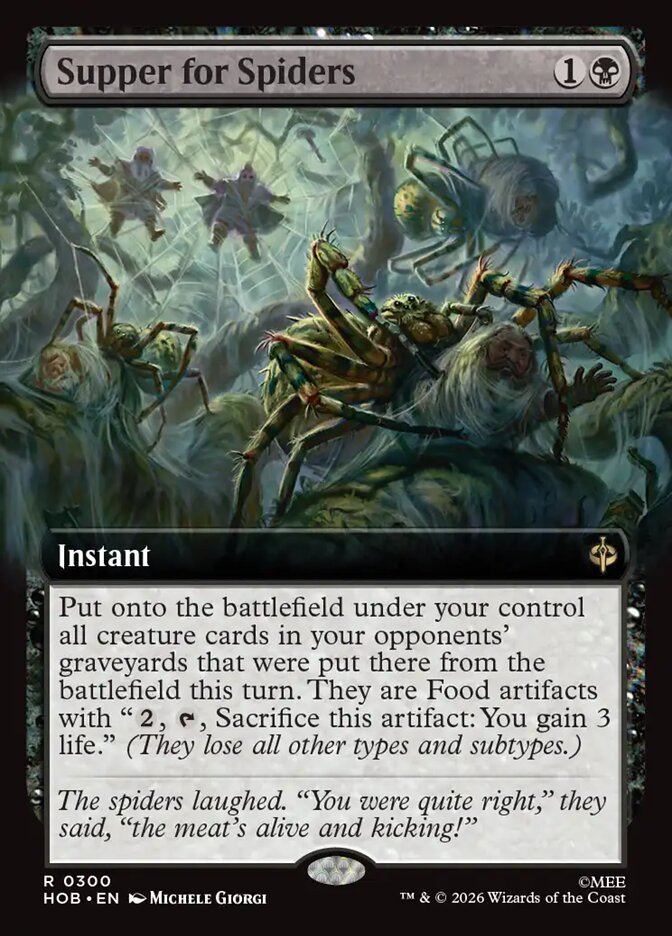 Supper for Spiders Extended Art Foil