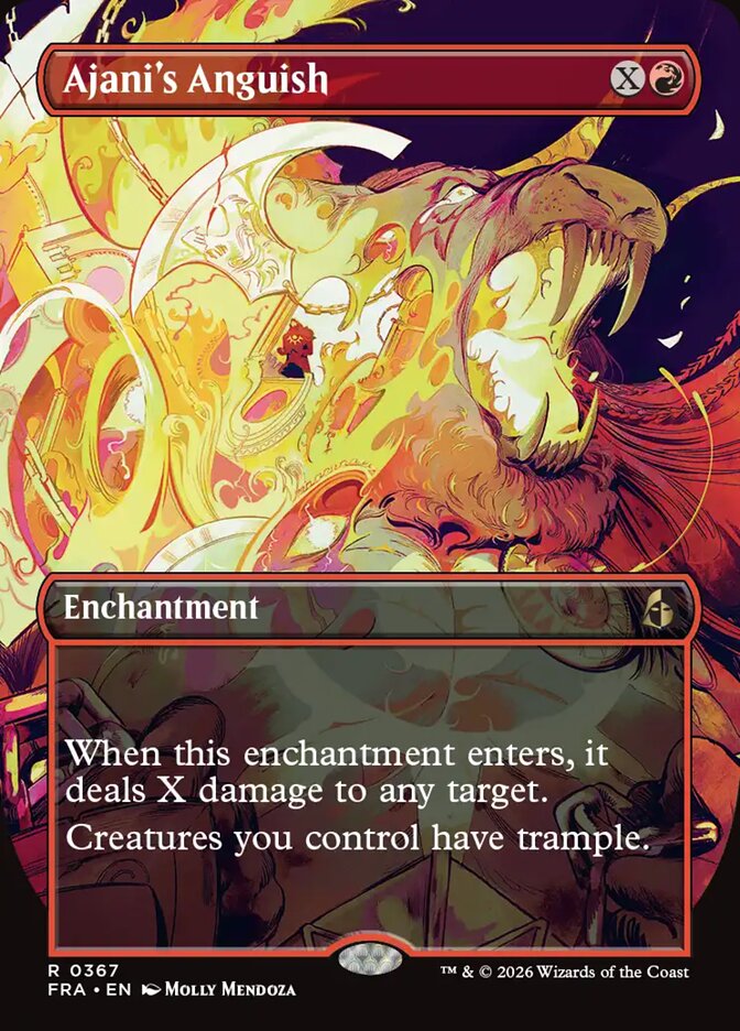 Ajani's Anguish Borderless