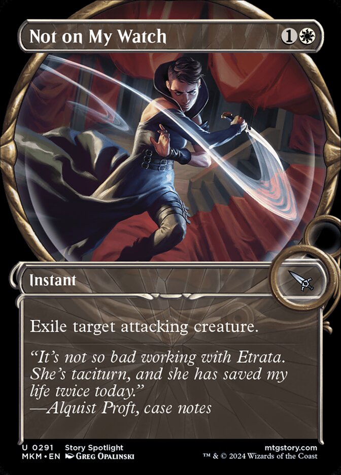Not on My Watch Showcase