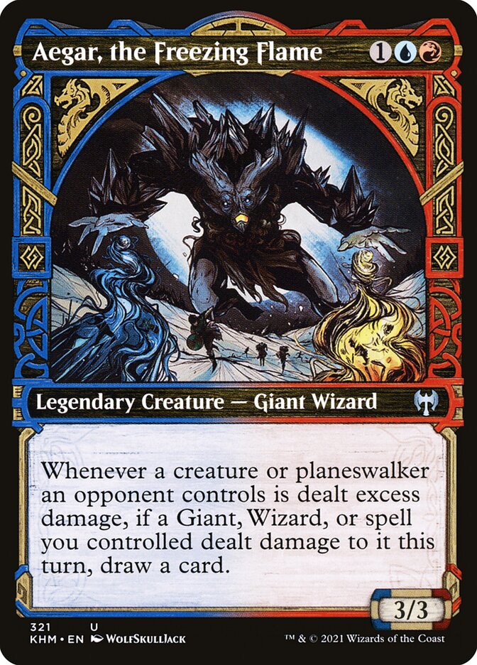 Aegar, the Freezing Flame Showcase Foil