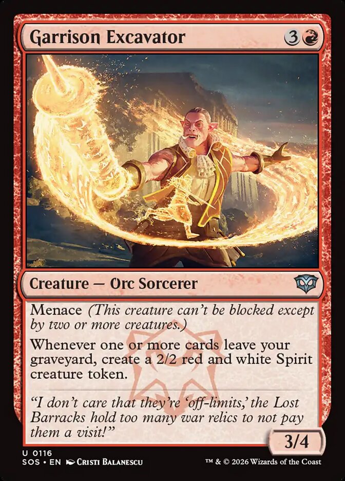 Garrison Excavator Foil
