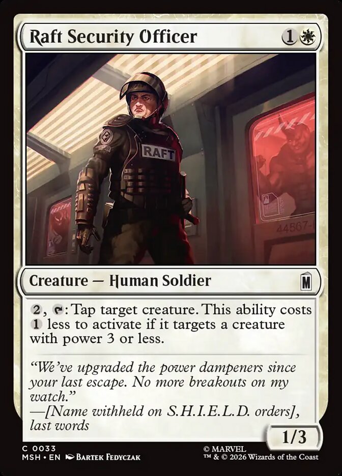 Raft Security Officer Foil